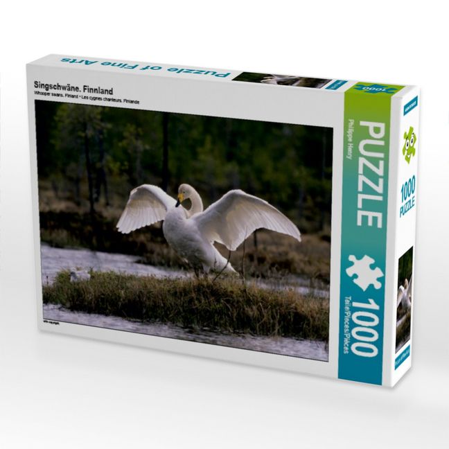 Produktbild: CALVENDO Puzzle Singschw&auml;ne. Finnland | 1000 Teile Lege-Gr&ouml;&szlig;e 64x48cm Foto-Puzzle f&uuml;r gl&uuml;ckliche Stunden