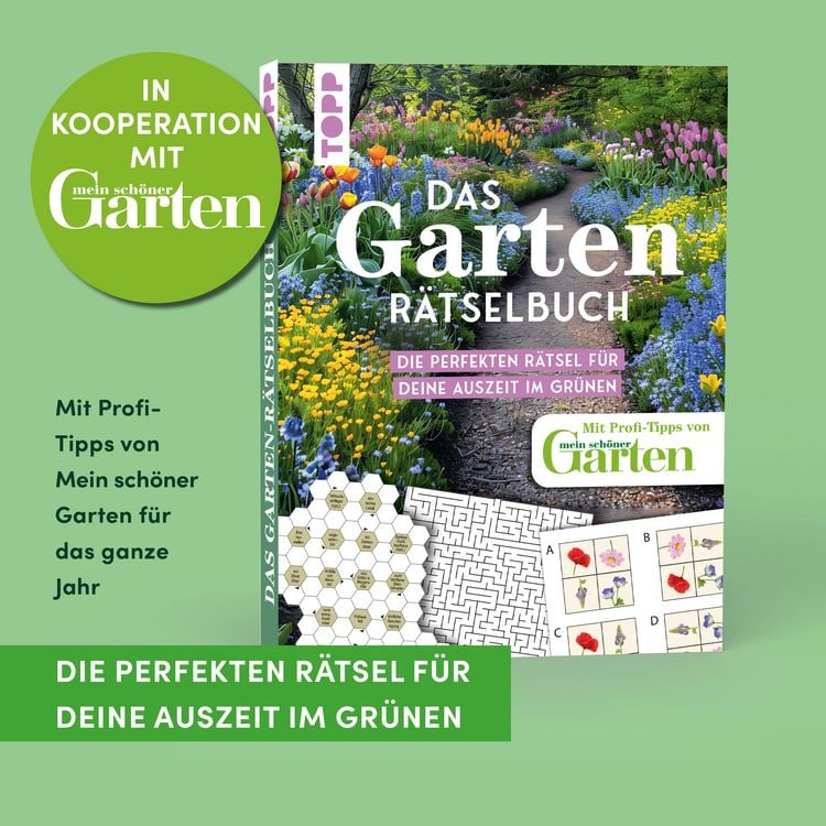 Produktbild: Das Garten-R&auml;tselbuch &ndash; Mit Profi-Tipps von "mein sch&ouml;ner Garten" f&uuml;r das ganze Jahr
