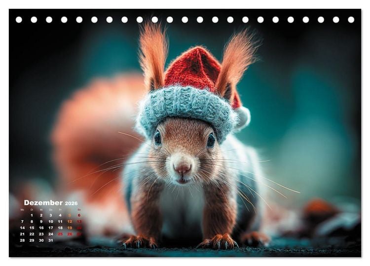 Produktbild: N&uuml;sse waren gestern &ndash; jetzt wird&rsquo;s verr&uuml;ckt! (Tischkalender 2026 DIN A5 quer), CALVENDO Monatskalender