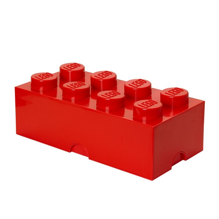 Produktbild: LEGO® Plastteam 400417300 - Aufbewahrungsbox, Rot, 8 Noppen
