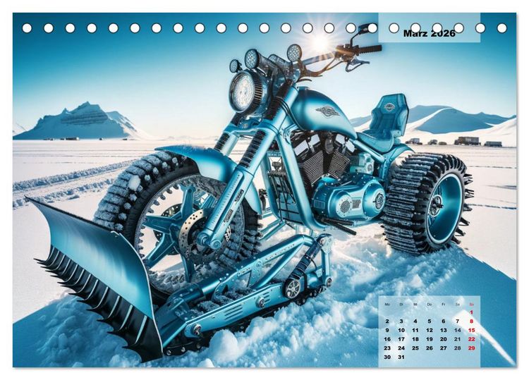 Produktbild: Custom Dreams - Showbike Wonders (Tischkalender 2026 DIN A5 quer), CALVENDO Monatskalender