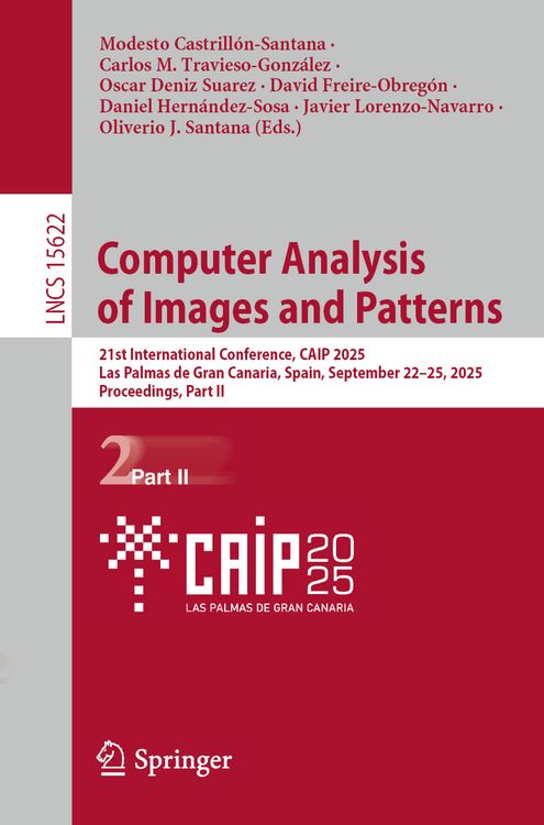 Produktbild: Computer Analysis of Images and Patterns