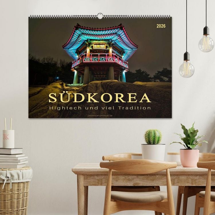 Produktbild: S&uuml;dkorea - Hightech und viel Tradition (Wandkalender 2026 DIN A2 quer), CALVENDO Monatskalender