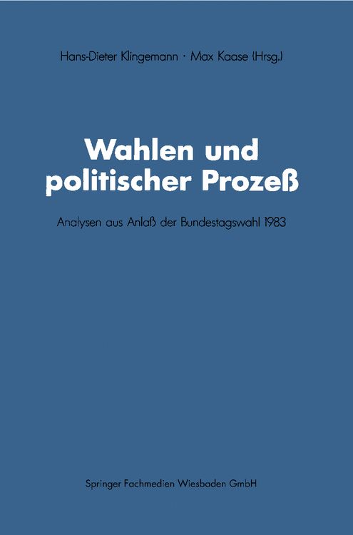 Produktbild: Wahlen und politischer Proze&szlig;