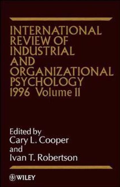 Produktbild: International Review of Industrial and Organizational Psychology 1996, Volume 11