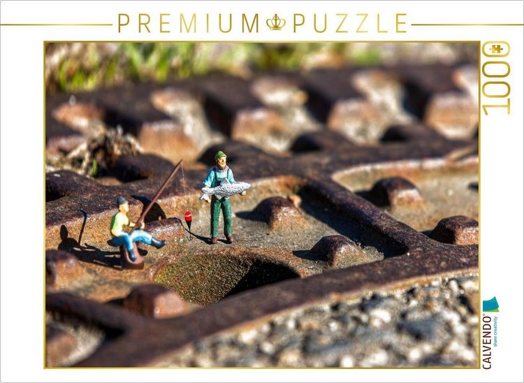 Produktbild: CALVENDO Puzzle Angelloch | 1000 Teile Lege-Gr&ouml;&szlig;e 64x48cm Foto-Puzzle f&uuml;r gl&uuml;ckliche Stunden