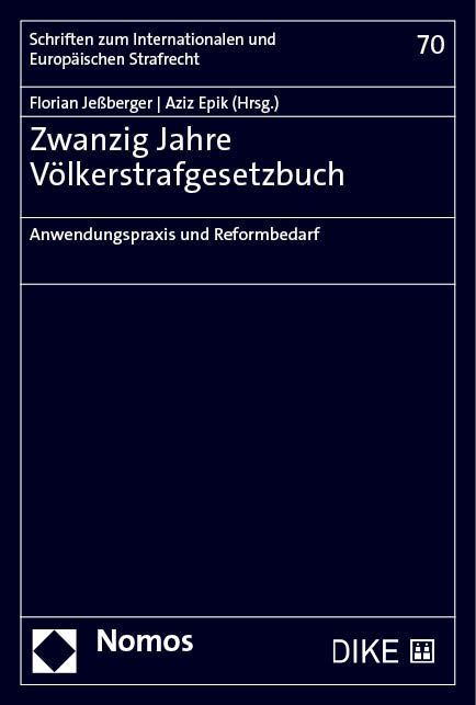Produktbild: Zwanzig Jahre V&ouml;lkerstrafgesetzbuch