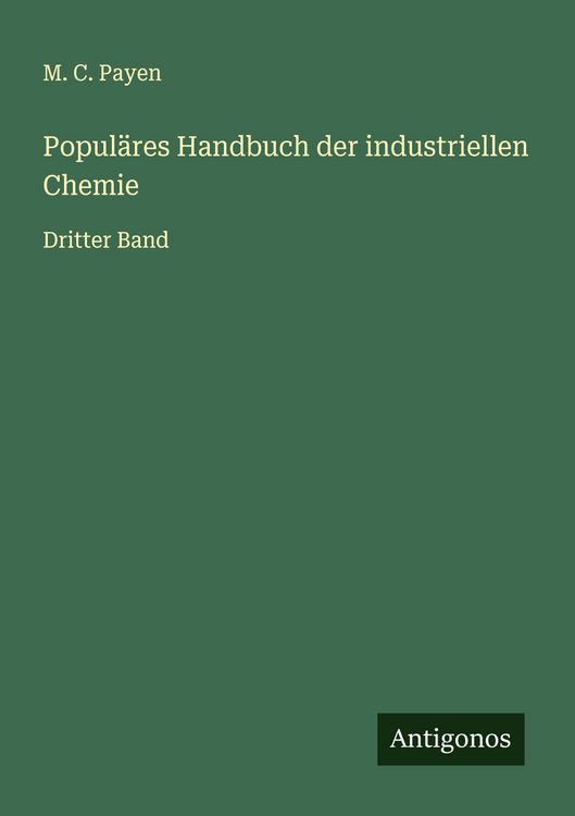 Produktbild: Popul&auml;res Handbuch der industriellen Chemie