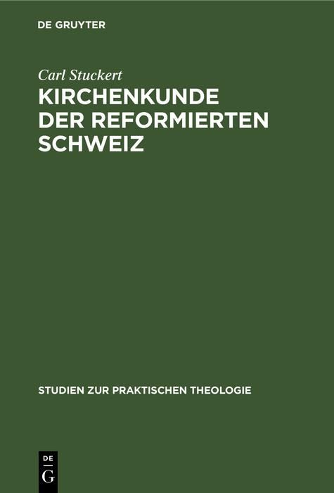 Produktbild: Kirchenkunde der reformierten Schweiz