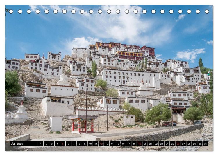 Produktbild: Ladakh - Buddhistische Kl&ouml;ster (Tischkalender 2026 DIN A5 quer), CALVENDO Monatskalender