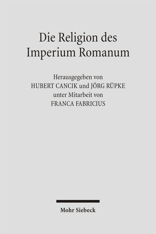 Produktbild: Die Religion des Imperium Romanum