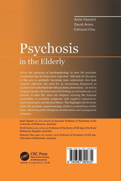 Produktbild: Psychosis in the Elderly