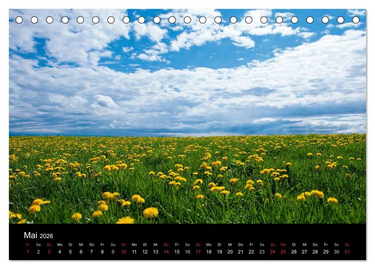 Produktbild: Farben der Natur (Tischkalender 2026 DIN A5 quer), CALVENDO Monatskalender