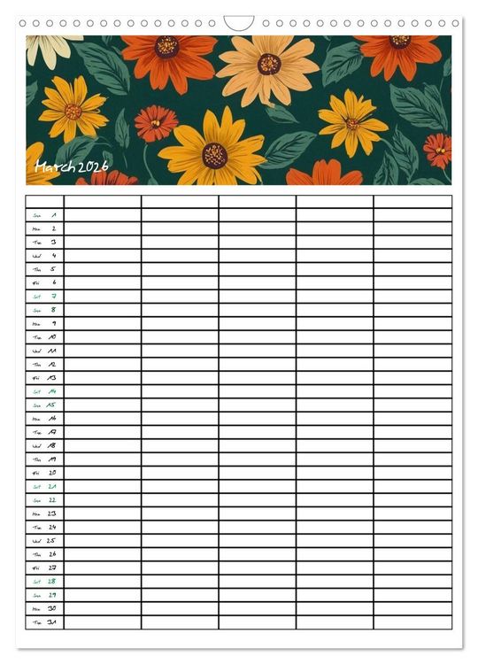 Produktbild: Home Planer (Wall Calendar 2026 DIN A3 portrait), CALVENDO 12 Month Wall Calendar