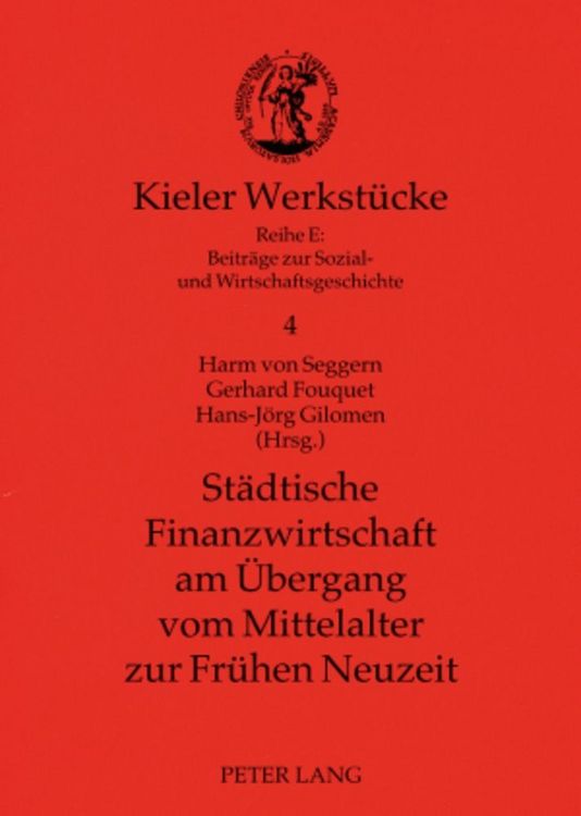 Produktbild: St&auml;dtische Finanzwirtschaft am &Uuml;bergang vom Mittelalter zur Fr&uuml;hen Neuzeit