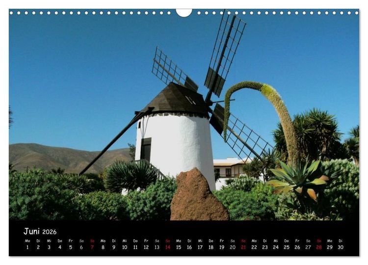 Produktbild: Fuerteventura - karge Sch&ouml;nheit (Wandkalender 2026 DIN A3 quer), CALVENDO Monatskalender