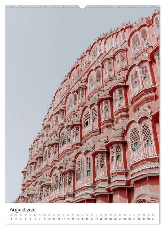 Produktbild: Indien - Das wundersch&ouml;ne Land in Asien. (hochwertiger Premium Wandkalender 2026 DIN A2 hoch), Kunstdruck in Hochglanz