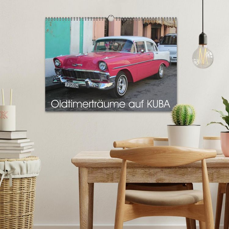Produktbild: Oldtimertr&auml;ume auf KUBA (Wandkalender 2026 DIN A3 quer), CALVENDO Monatskalender
