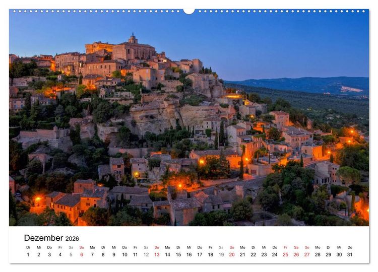 Produktbild: Provence - Zwischen Meer und Alpen (hochwertiger Premium Wandkalender 2026 DIN A2 quer), Kunstdruck in Hochglanz