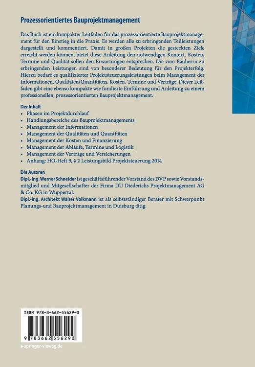 Produktbild: Prozessorientiertes Bauprojektmanagement