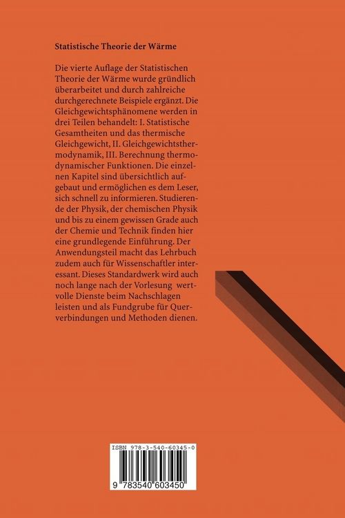 Produktbild: Statistische Theorie der W&auml;rme