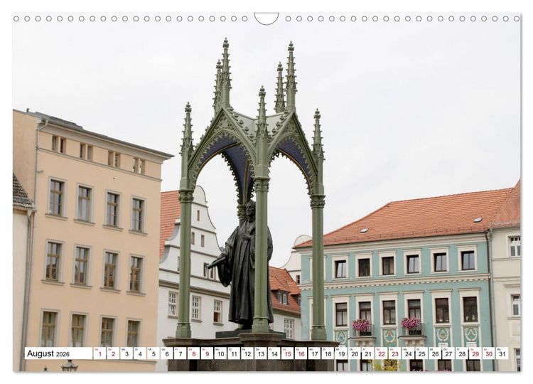 Produktbild: Die Lutherstadt Wittenberg (Wandkalender 2026 DIN A3 quer), CALVENDO Monatskalender