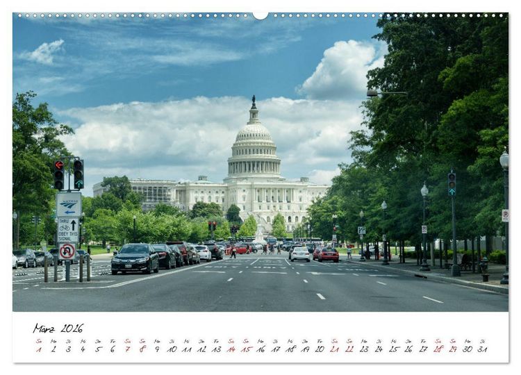 Produktbild: USA Ostk&uuml;ste Ein Road Trip (hochwertiger Premium Wandkalender 2026 DIN A2 quer), Kunstdruck in Hochglanz