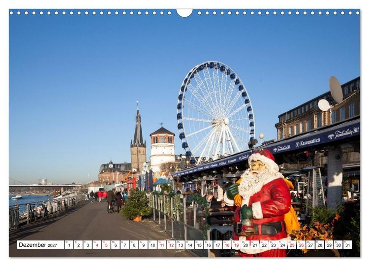 Produktbild: D&uuml;sseldorf - Momente einer Reise (Wandkalender 2027 DIN A3 quer), CALVENDO Monatskalender