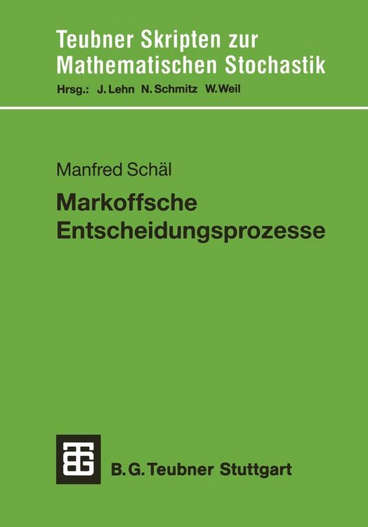 Produktbild: Markoffsche Entscheidungsprozesse