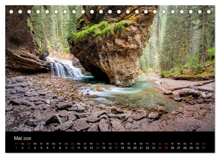 Produktbild: Die Landschaften Nordamerikas (Tischkalender 2026 DIN A5 quer), CALVENDO Monatskalender