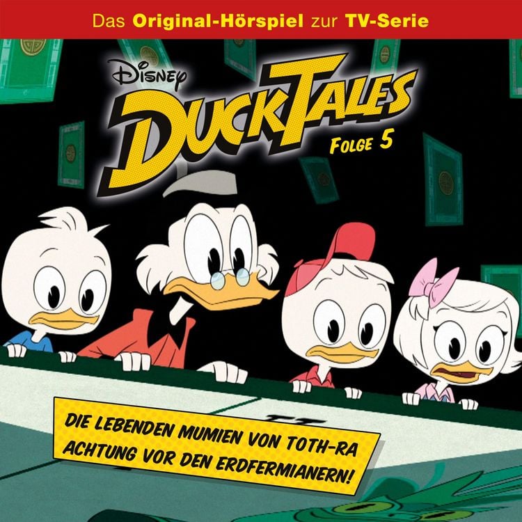 Produktbild: 05: Die lebenden Mumien von Toth-Ra / Achtung vor den Erdfermianern! (H&ouml;rspiel zur Disney TV-Serie)