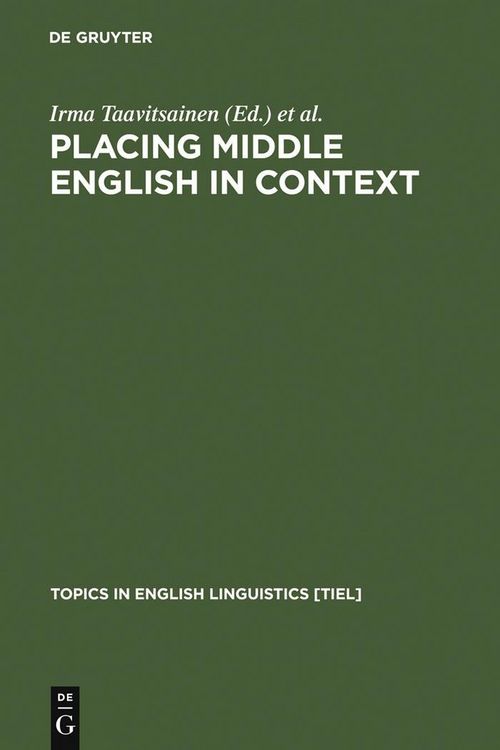 Produktbild: Placing Middle English in Context