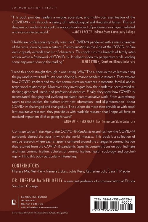 Produktbild: Communication in the Age of the COVID-19 Pandemic