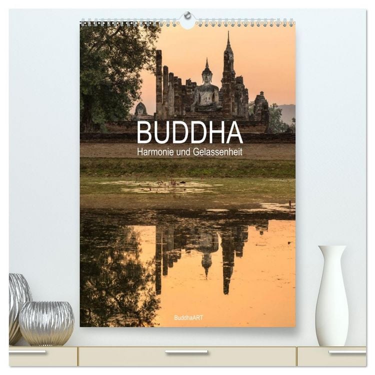 Produktbild: Buddha - Harmonie und Gelassenheit (hochwertiger Premium Wandkalender 2026 DIN A2 hoch), Kunstdruck in Hochglanz