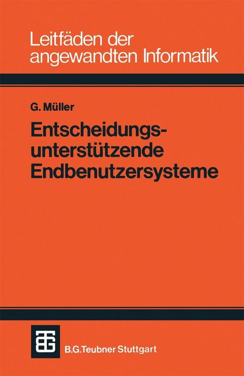 Produktbild: Entscheidungsunterst&uuml;tzende Endbenutzersysteme
