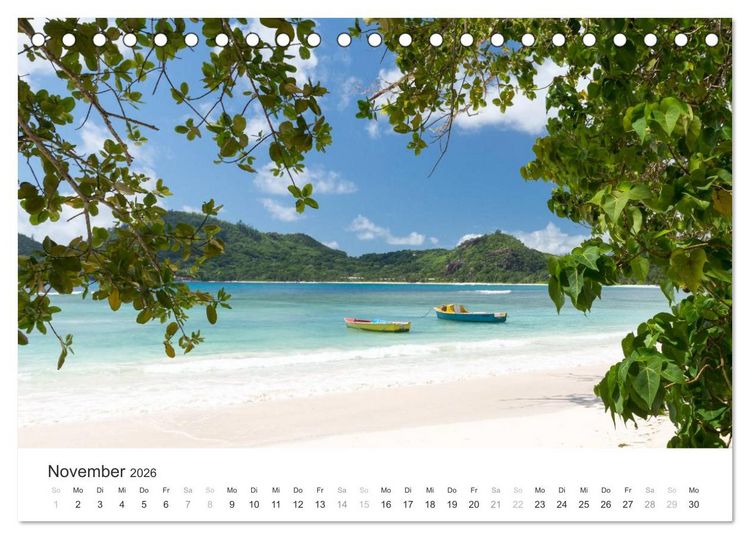 Produktbild: Seychellen - Willkommen im Paradies (Tischkalender 2026 DIN A5 quer), CALVENDO Monatskalender