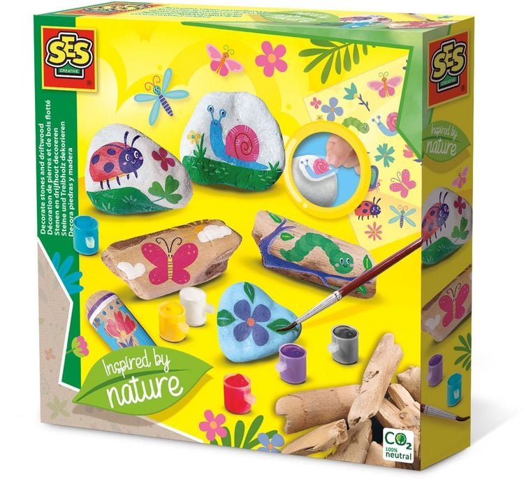 Produktbild: SES CREATIVE Bastelset Steine und Treibholz