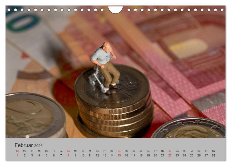 Produktbild: Miniaturen - Das Leben der Minis (Wandkalender 2026 DIN A4 quer), CALVENDO Monatskalender