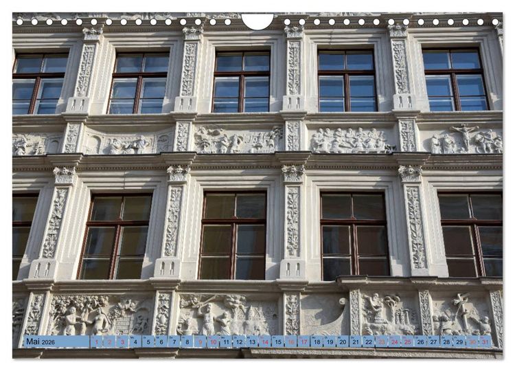 Produktbild: Fassadenreichtum in G&ouml;rlitz (Wandkalender 2026 DIN A4 quer), CALVENDO Monatskalender
