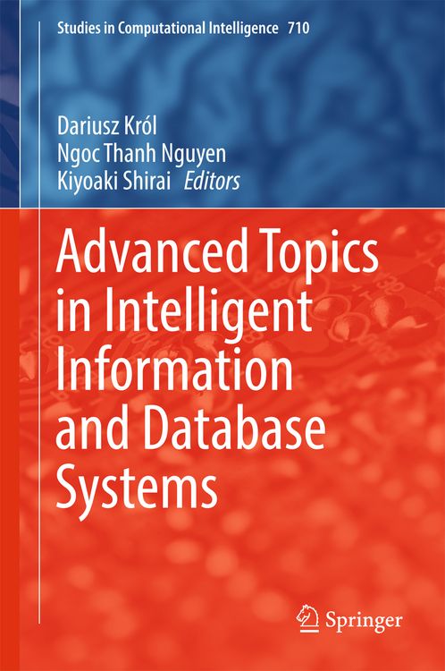 Produktbild: Advanced Topics in Intelligent Information and Database Systems