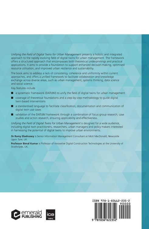 Produktbild: Unifying the Field of Digital Twins for Urban Management