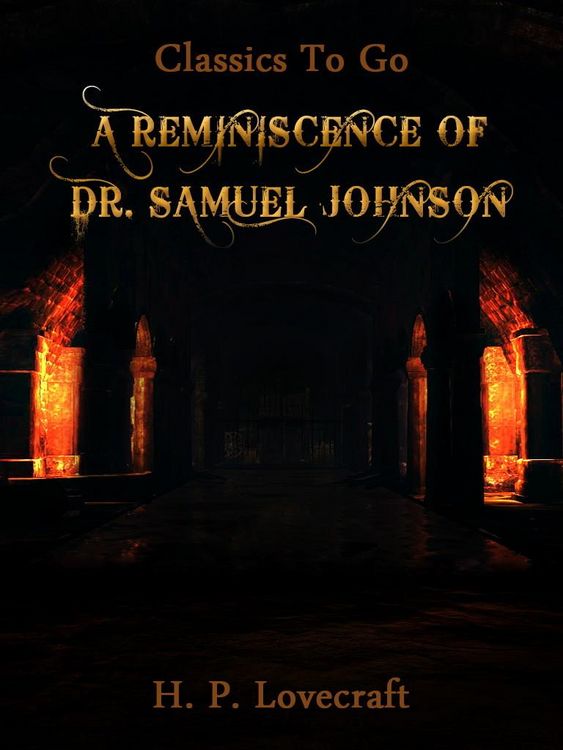 Produktbild: A Reminiscence of Dr. Samuel Johnson