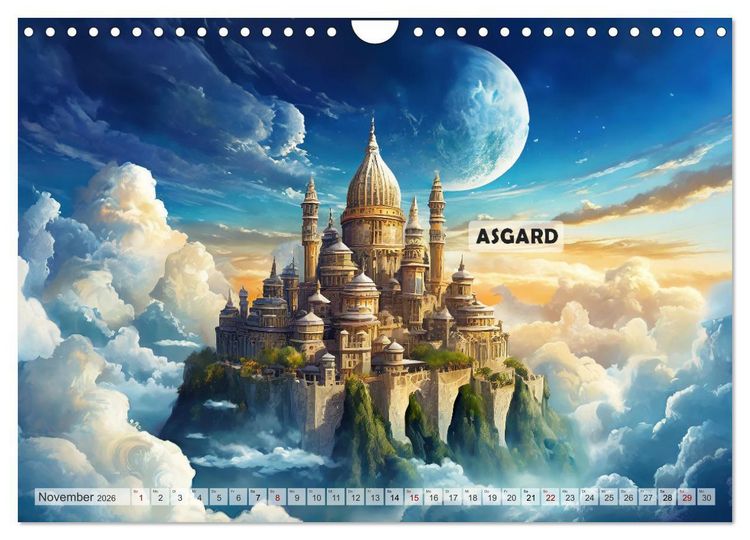 Produktbild: Sagenhafte Orte und Mythen (Wandkalender 2026 DIN A4 quer), CALVENDO Monatskalender