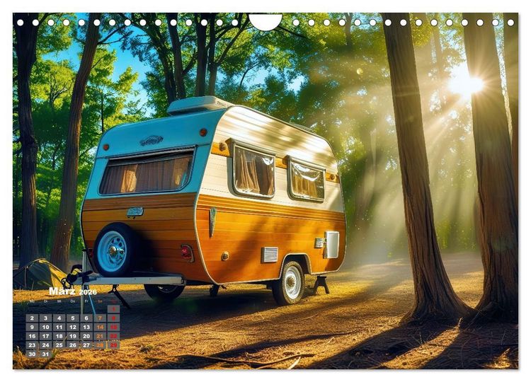Produktbild: Vanlife - Caravan Abenteuer (Wandkalender 2026 DIN A4 quer), CALVENDO Monatskalender