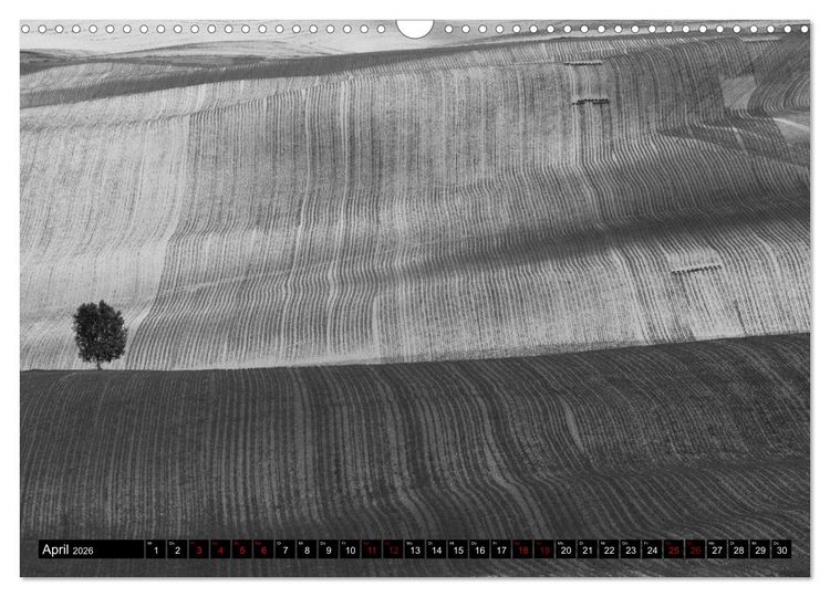 Produktbild: Toscana - monocromatico (Wandkalender 2026 DIN A3 quer), CALVENDO Monatskalender