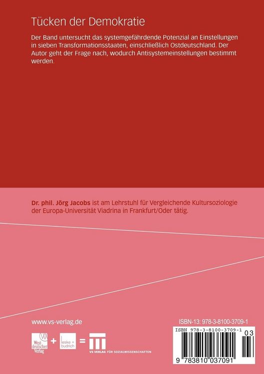 Produktbild: T&uuml;cken der Demokratie