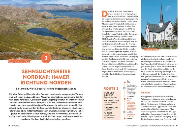 Produktbild: Norwegen mit dem Wohnmobil Die sch&ouml;nsten Routen zwischen S&uuml;dkap und Nordkap
