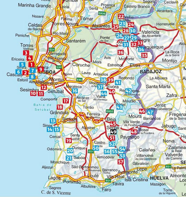 Produktbild: ROTHER Wanderf&uuml;hrer Alentejo. 57 Touren in Portugals S&uuml;dosten &ndash; zwischen Tejo und Algarve