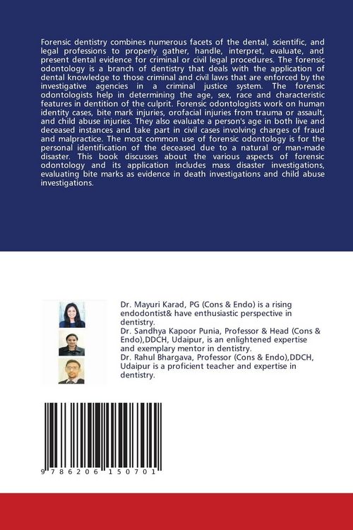 Produktbild: FORENSIC ODONTOLOGY
