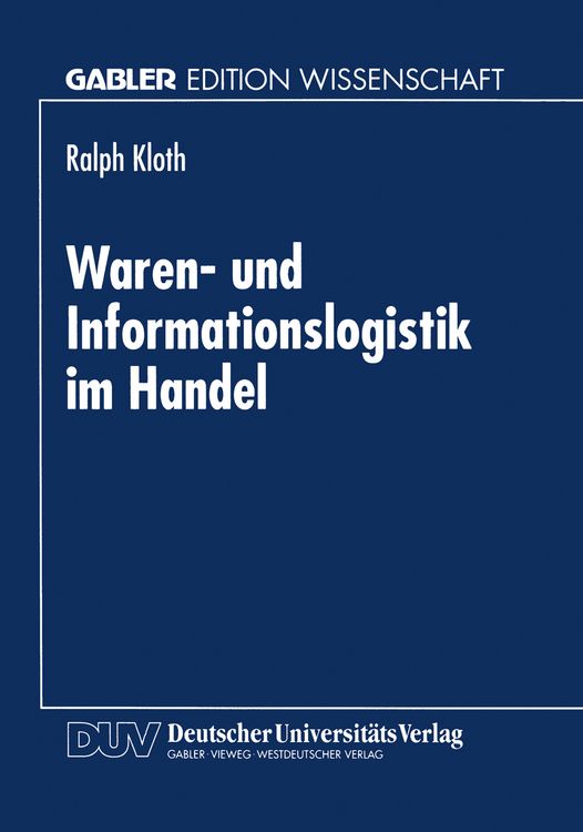 Produktbild: Waren- und Informationslogistik im Handel
